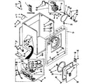 Kenmore 11097510100 cabinet parts diagram