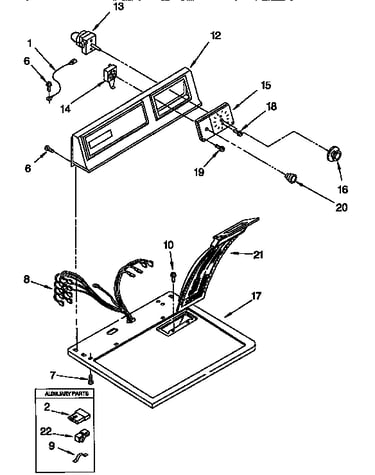 Top and console parts