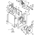 Kenmore 11096510100 cabinet parts diagram