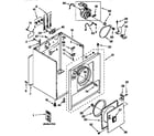 Kenmore 11096511100 cabinet parts diagram