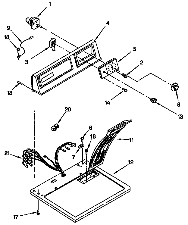 Top and console parts