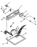 Top and console parts
