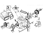 Craftsman 917373821 22" rotary lawn mower diagram