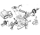 Craftsman 917373781 22" rotary lawn mower diagram
