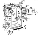 Kenmore 3639632784 cabinet parts diagram