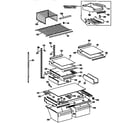 Kenmore 3639632714 shelf parts diagram