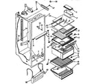 Kenmore 1069545580 refrigerator liner parts diagram