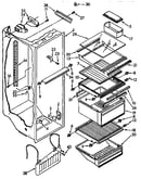 Refrigerator liner parts