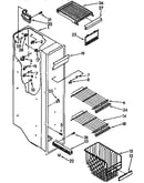 Freezer liner parts