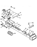 Motor and ice container parts