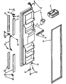 Freezer door parts