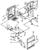 Dispenser front parts