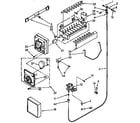 Kenmore 1069545510 icemaker parts diagram