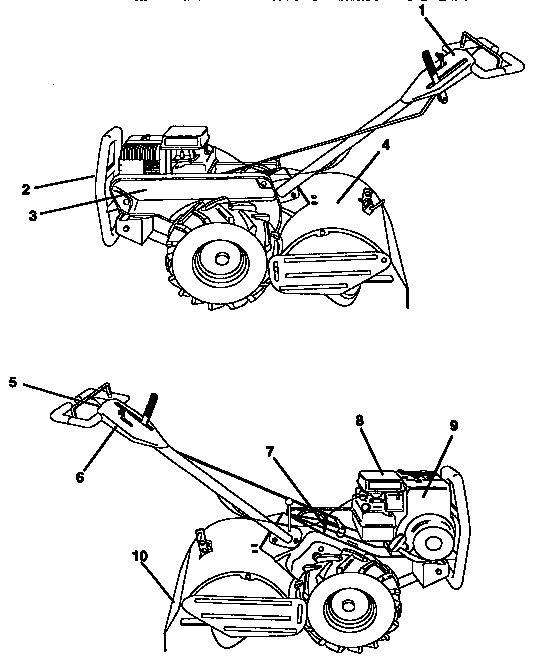 Repair parts, decals
