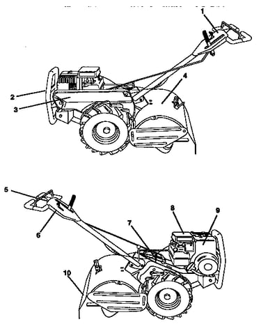Repair parts, decals