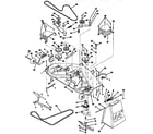 Craftsman 917257710 44" mower deck diagram