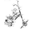 Sears 502459460 girl's 16" parkcycle diagram