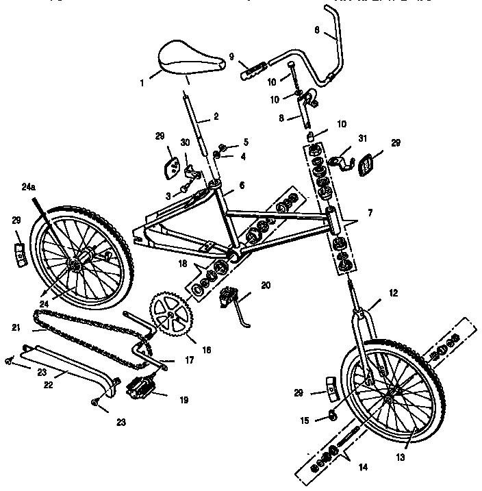 Girl's 20" bmx