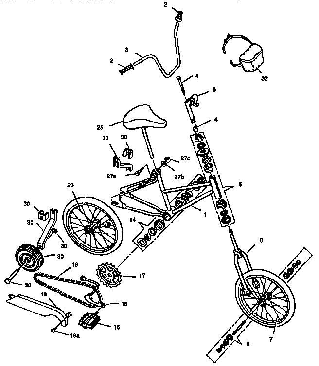 Girl's parkcycle
