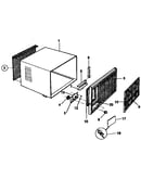 Cabinet and front panel parts
