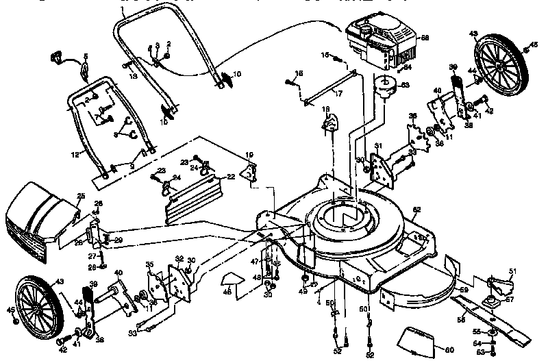 Craftsman 22" rotary lawnmower