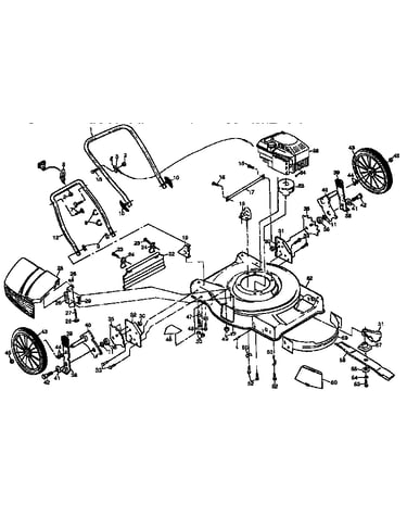 Craftsman 22" rotary lawnmower