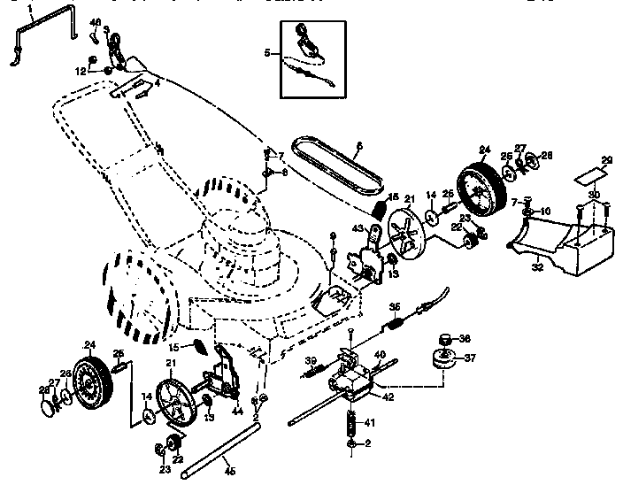 Craftsman 22" rotary lawnmower