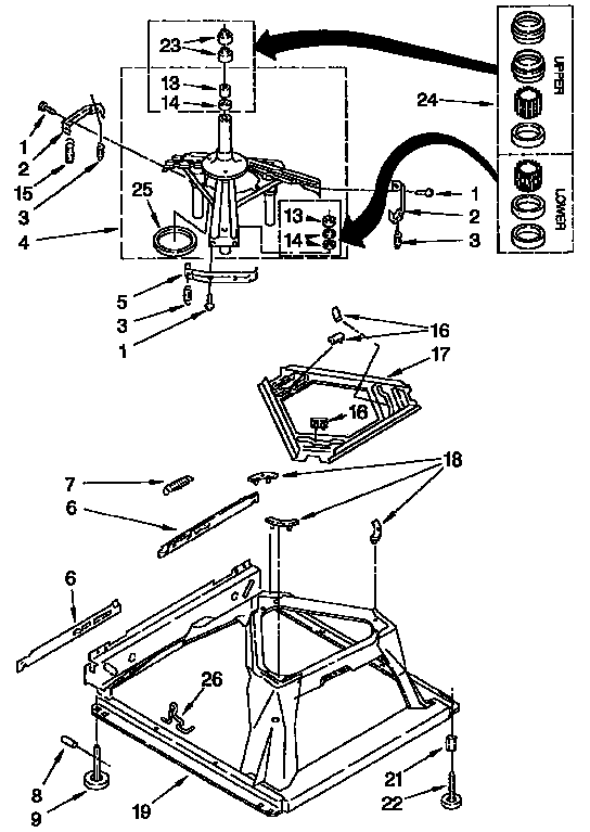 MACHINE BASE PARTS