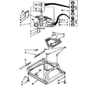Kenmore 11091550100 machine base parts diagram