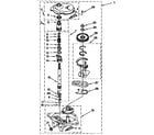 Kenmore 11091550100 gearcase parts diagram