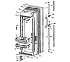 Kenmore 3639532721 fresh food door diagram