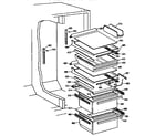 Kenmore 3639532721 fresh food section diagram