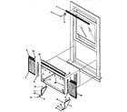 Kenmore 25387981833 window mounting kit diagram