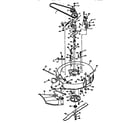 Murray 403207A 25" complete mower housing diagram