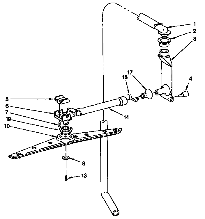 UPPER WASH AND RINSE PARTS