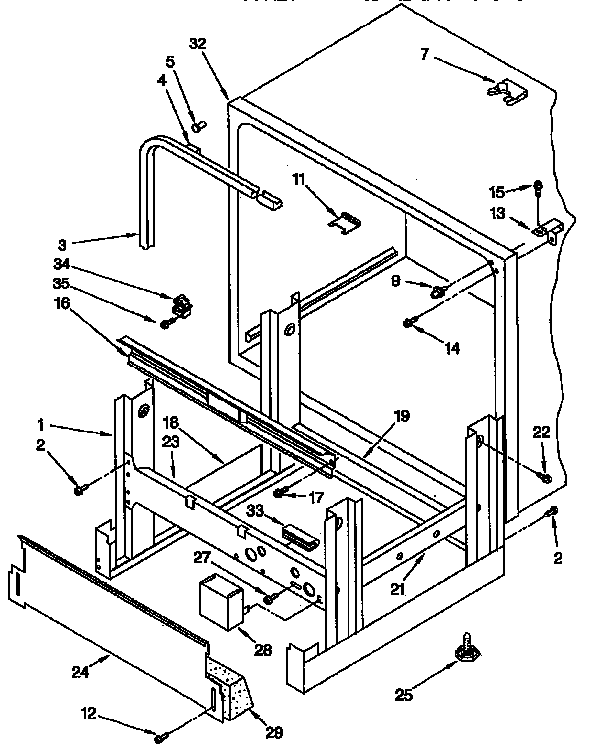 FRAME AND TANK PARTS