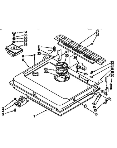 Door and latch parts