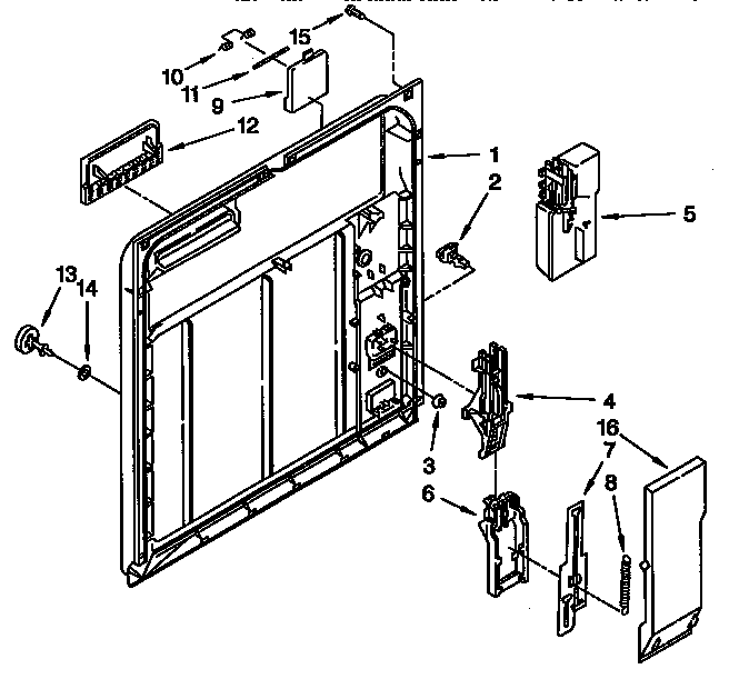 Inner door parts