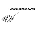 Whirlpool DU8900XB0 miscellaneous parts diagram