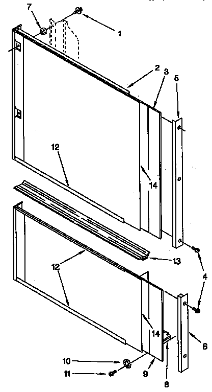 Door and panel parts