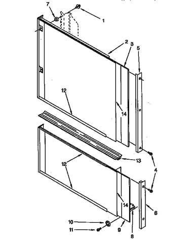Door and panel parts