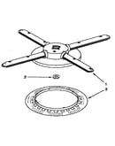 Lower washarm and strainer parts