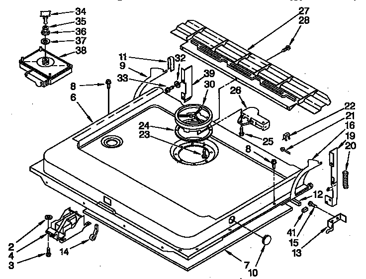 Dokor and latch parts