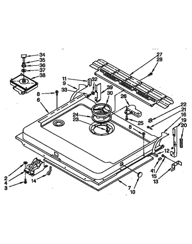 Dokor and latch parts