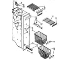 Kenmore 1069545720 freezer liner parts diagram
