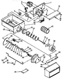 Motor and ice container parts