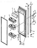 Refrigerator door parts