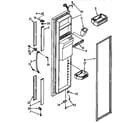 Kenmore 1069545720 freezer door parts diagram