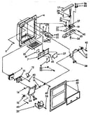 Dispenser front parts