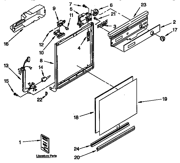 Frame and console parts